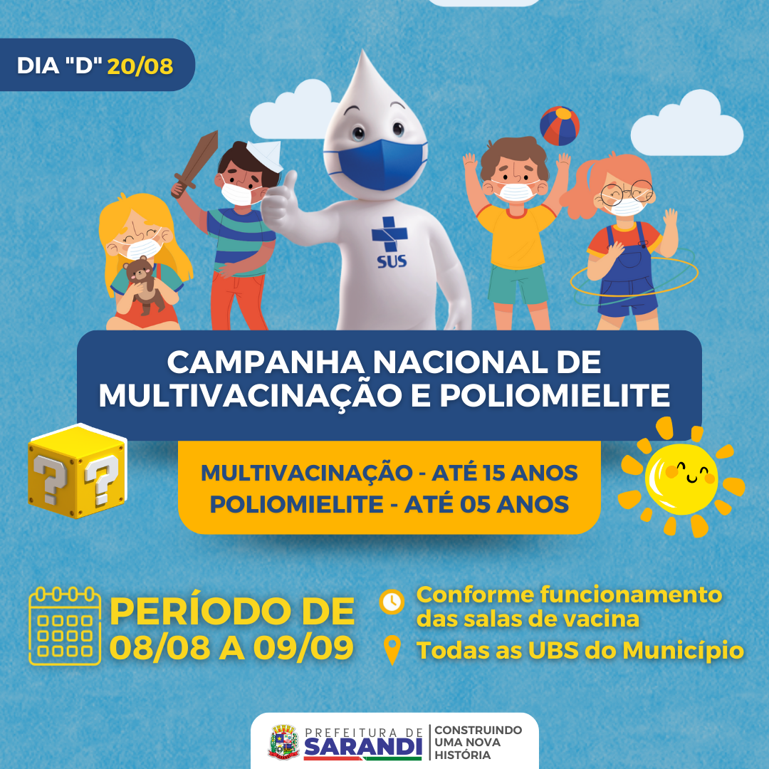 Campanha Nacional de Multivacinação e Poliomielite